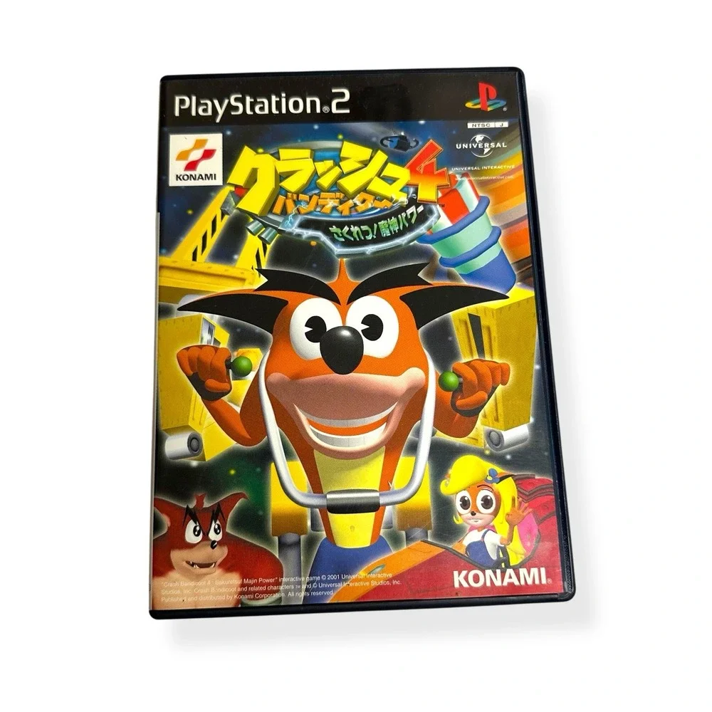 Crash Bandicoot 4 Sakuletsu Majin Power PS2 PlayStation 2 Japan Import
